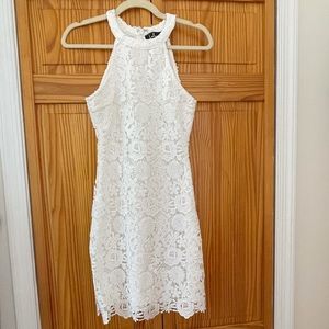 Lulu’s love poem dress in white / ivory
